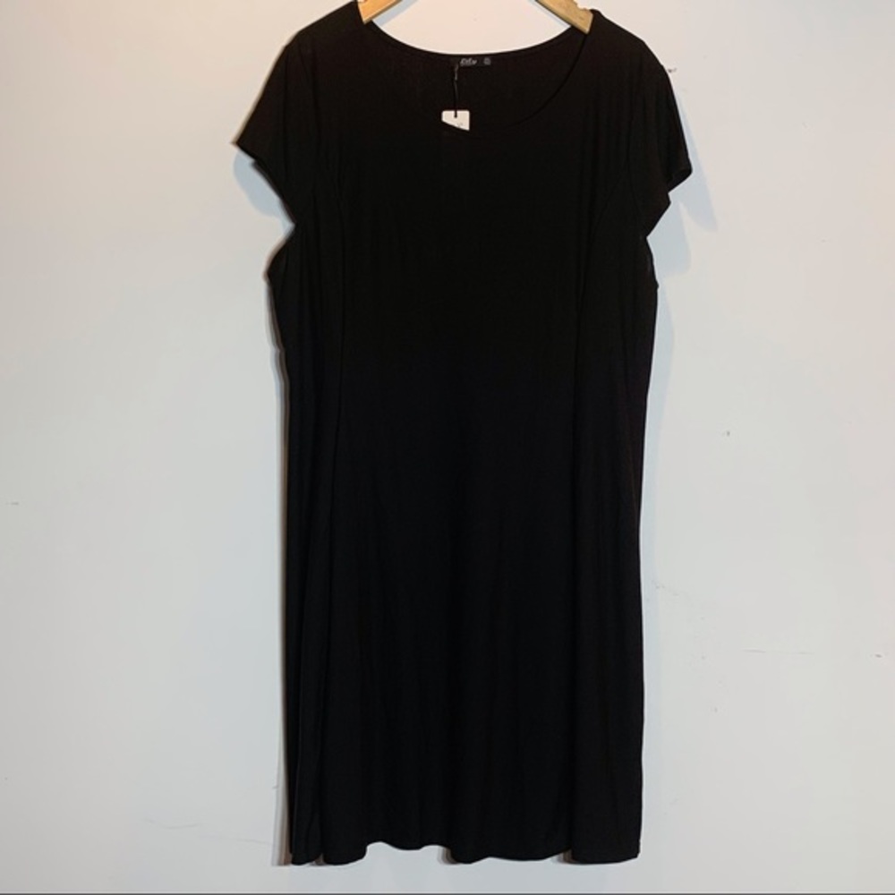 NWT Lily by Firmiana Casual Maxi Short Sleeve Scoop Neck A-Line Dress